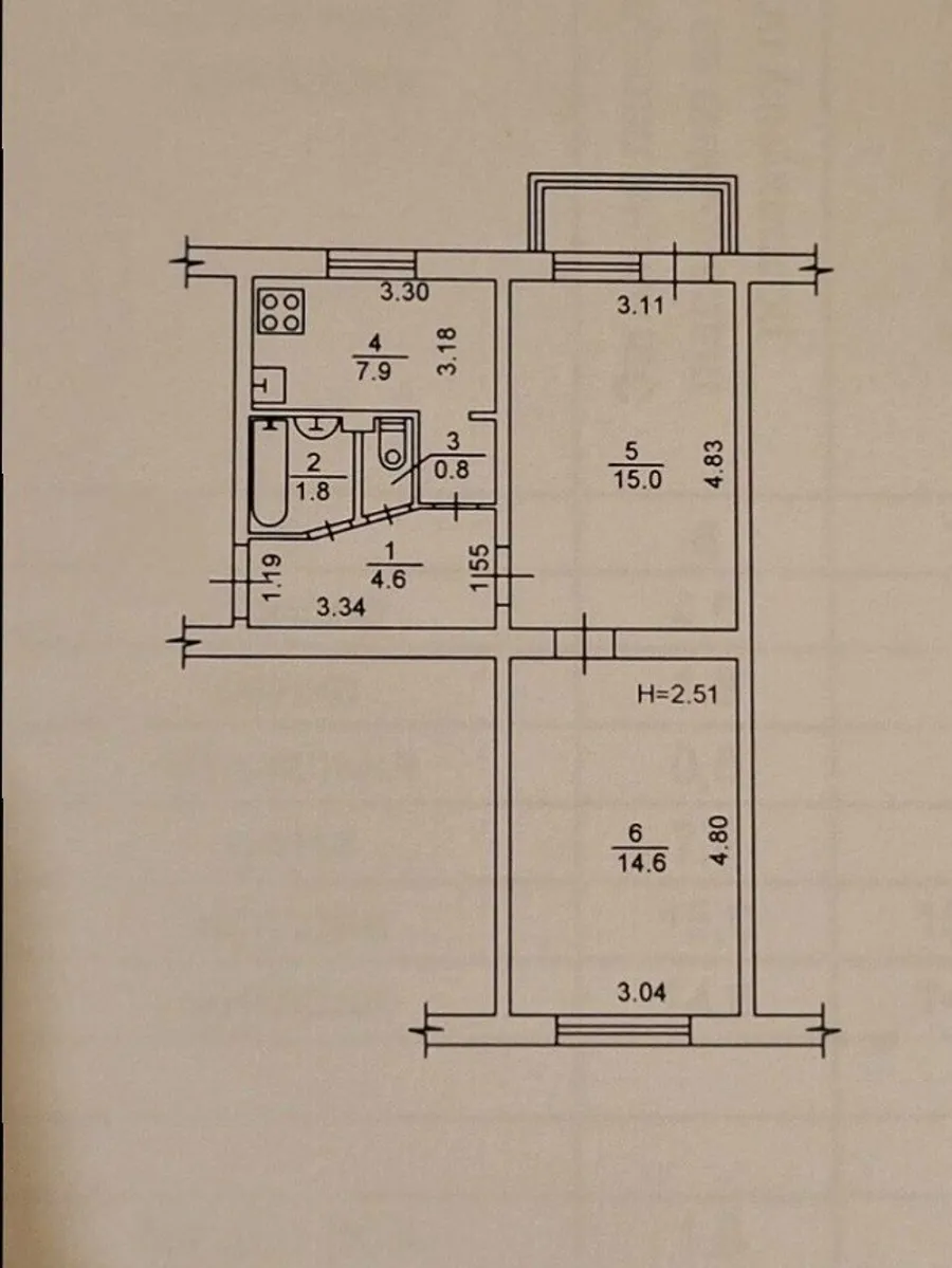 Продажа жилая квартира бульвар Перова, д.8